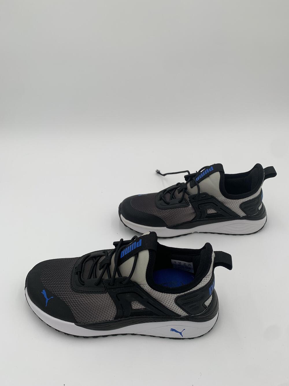 Puma Shoes Boys Size 2 Black SoftFoam+ Mesh Athletic Running Comfort Sneakers